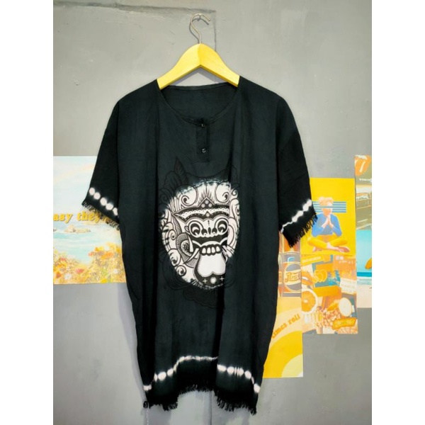 (BISA COD) Kaos Barong Bali Baju Barong Bali Pria Wanita Kaos Pantai Baju Pantai Kaos Santai Atasan 