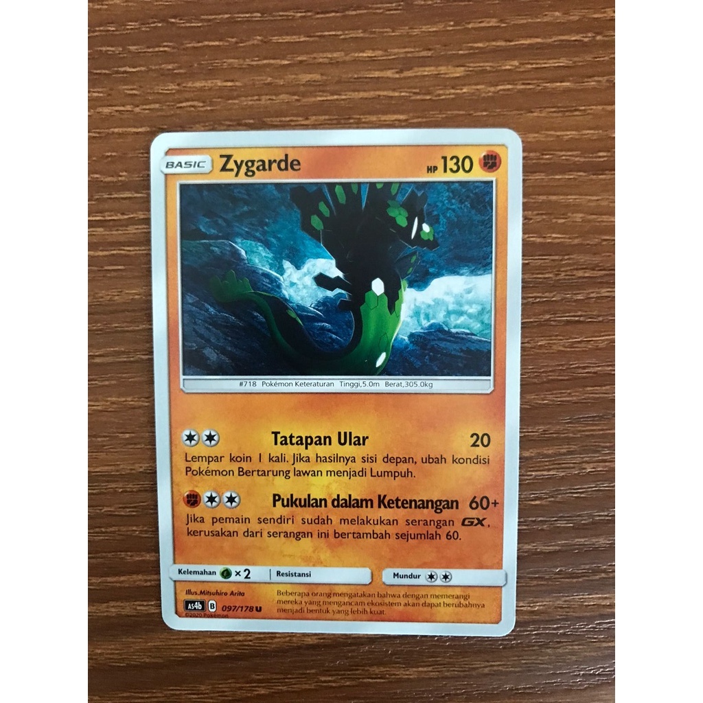 ZYGARDE (LEGENDARY) Pokemon) - [VERSI INDO] Pokemon Trading Card Game / Kartu Pokemon TCG