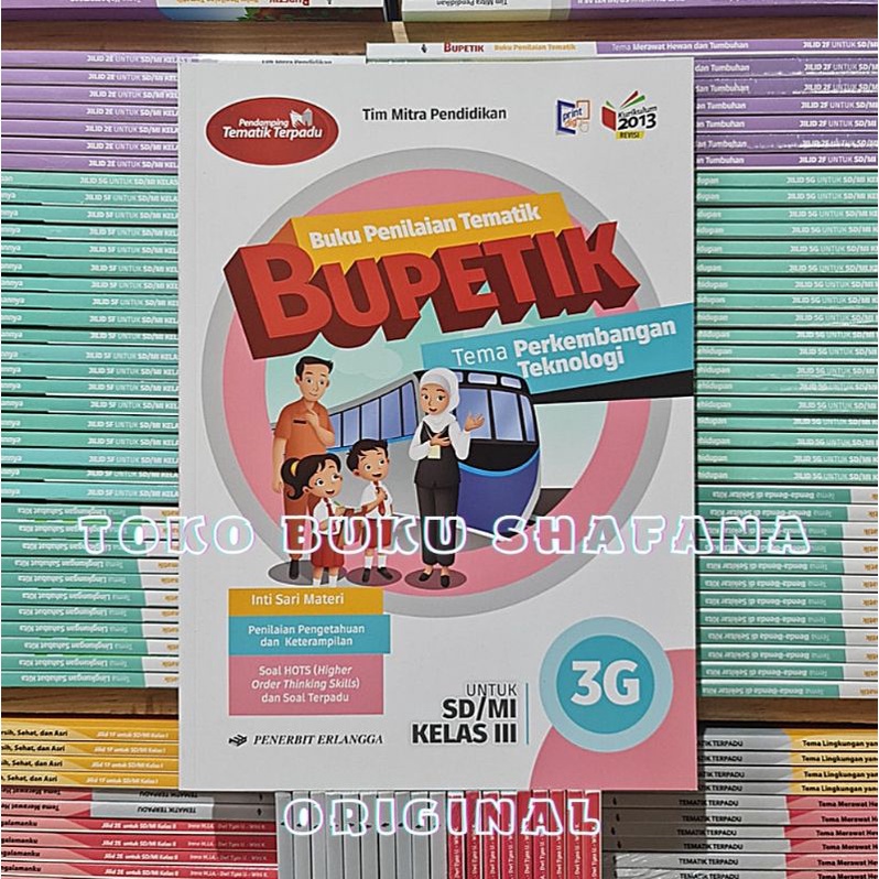 PAKET BUKU BUPETIK 3E 3F 3G 3H KELAS 3 SD ERLANGGA K13 REVISI SEMESTER 2