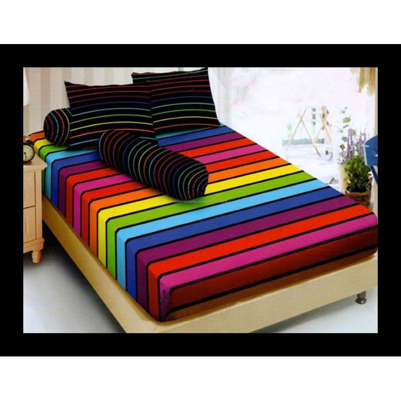 Ready Kintakun D'Luxe Rainbow Queen 160 No.2 Seprai Sprai Sepray Bantal Terpercaya