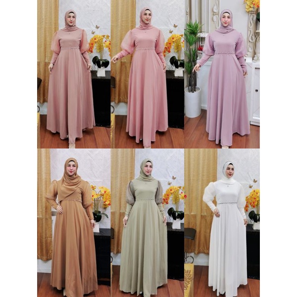 ALLUNA DRESS SET PASMINA BY BILQIS