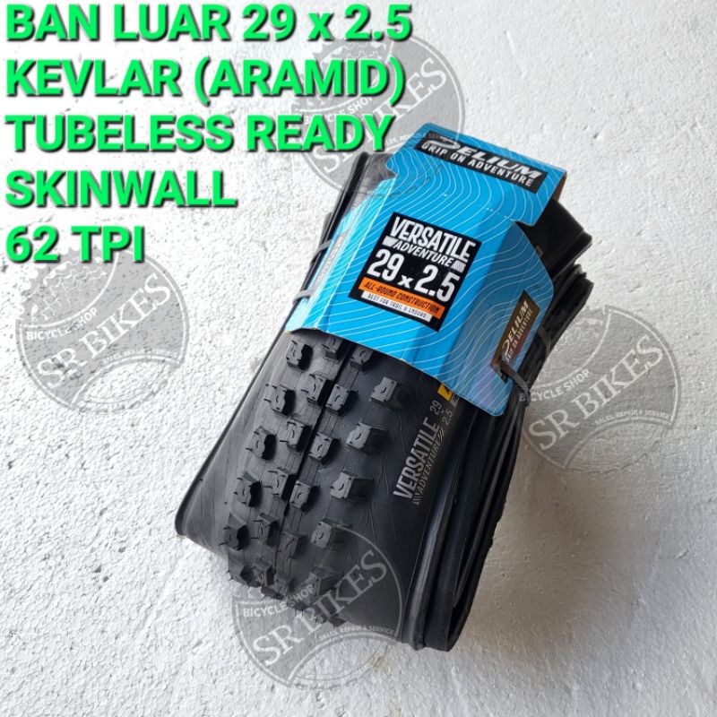 Ban Luar 29 x 2.5 Sepeda Enduro Trial Downhill KEVLAR TUBELESS DELIUM