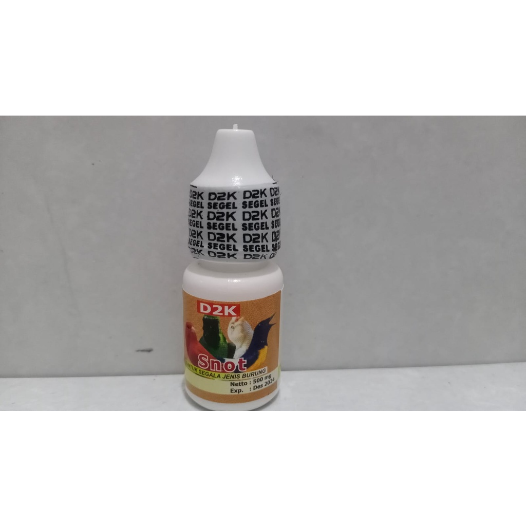 SNOT D2K OBAT BURUNG SAKIT MATA SNOT BERAIR PILEK SESAK NAFAS