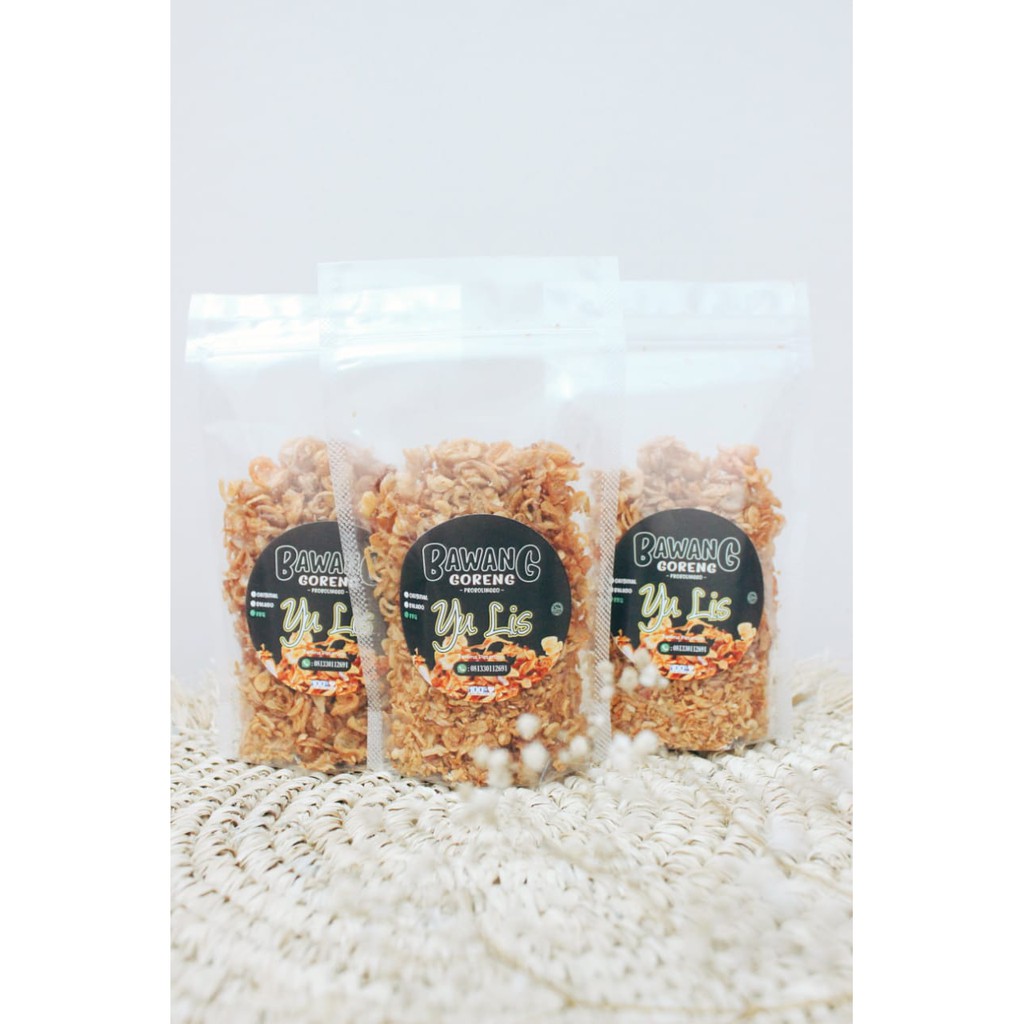 Bawang Goreng "YU LIS"  1/2ons 100% ORI Bawang Merah