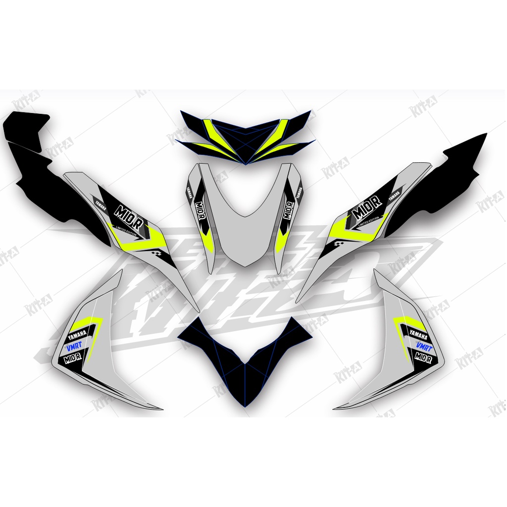 Decal Sticker Mio M3 Racing