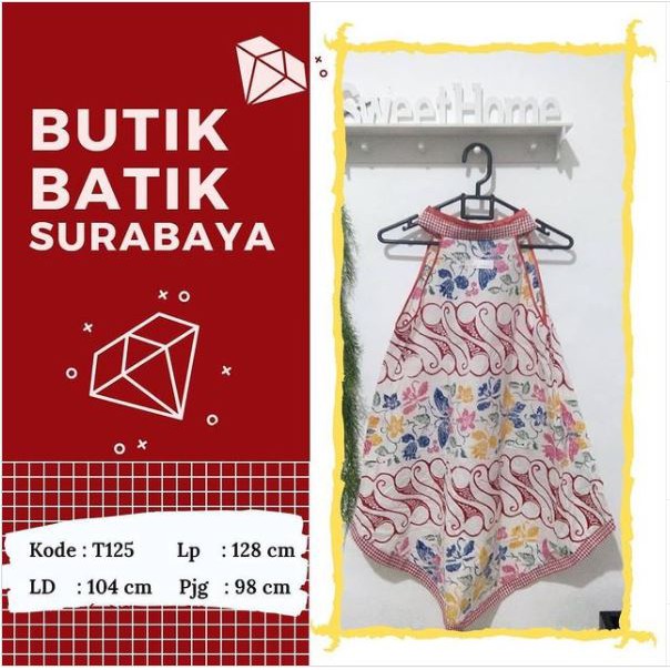 BATIK SURABAYA Kode T125 UKURAN XL