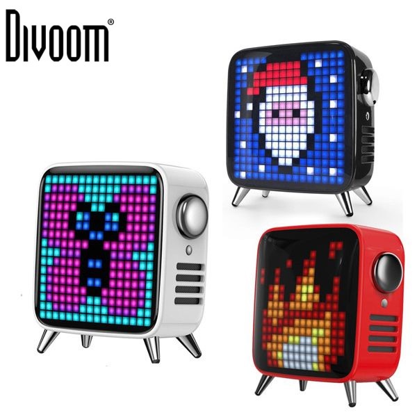 Divoom Tivoo Max Multifunctional 40W Premium LED Gaming Bluetooth Speaker - MERAH