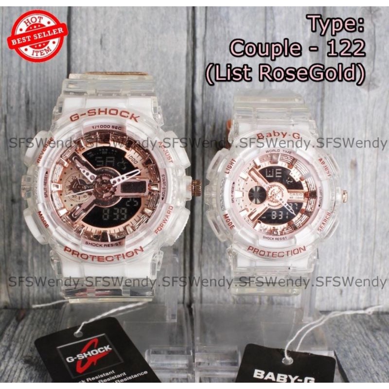 Jam Tangan GS Pria dan Wanita Transparan Jam Tangan Terlaris