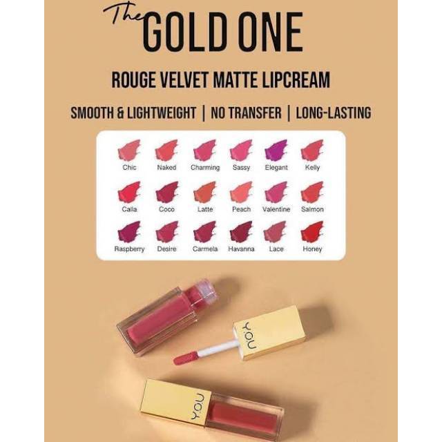 You lip cream rouge velvet