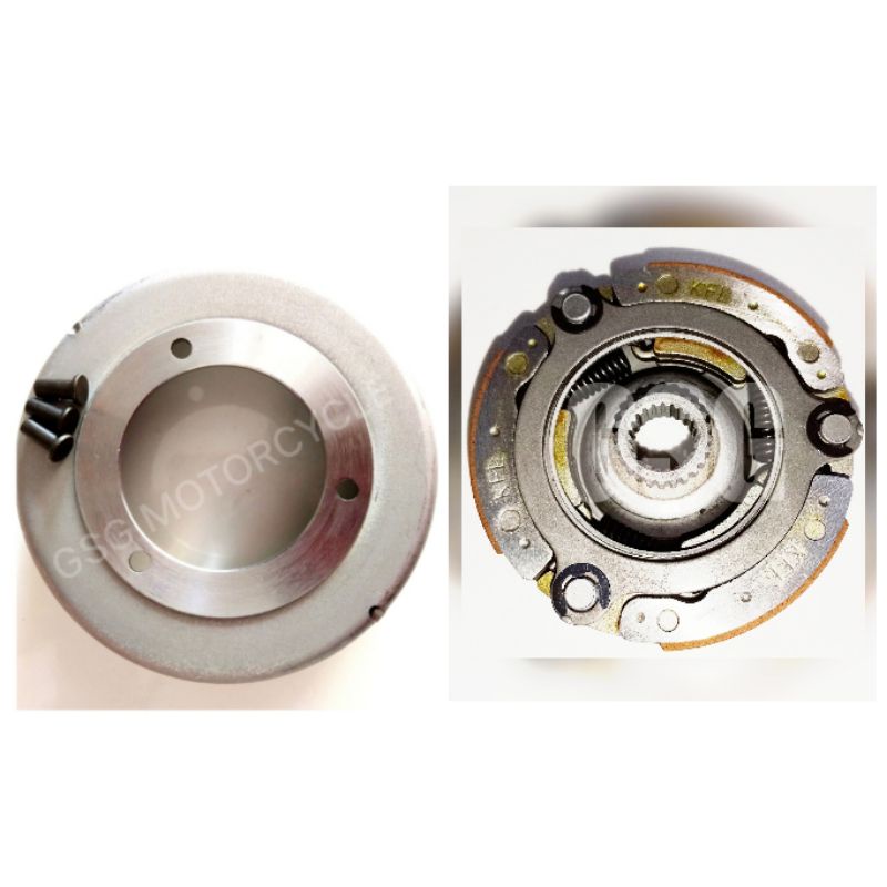 Kampas Ganda Assy Set Mangkok Supra Fit New/Legenda/Revo 100cc