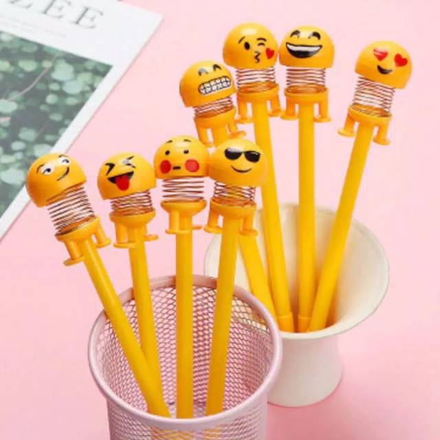 PULPEN SPRING DOLL / PULPEN SPRING DOL EMOJI / PULPEN SPRINGDOL EMOT / PULPEN SPRINGDOLL KELINCI