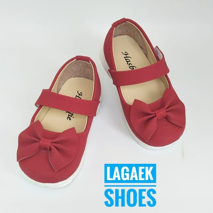 Sepatu Anak Slip On Tali MERAH REJECT Usia 2 Tahunan Harga Miring [SENDAL ANAK REJECT]