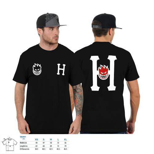 kaos tshirt custom huf spitfire
