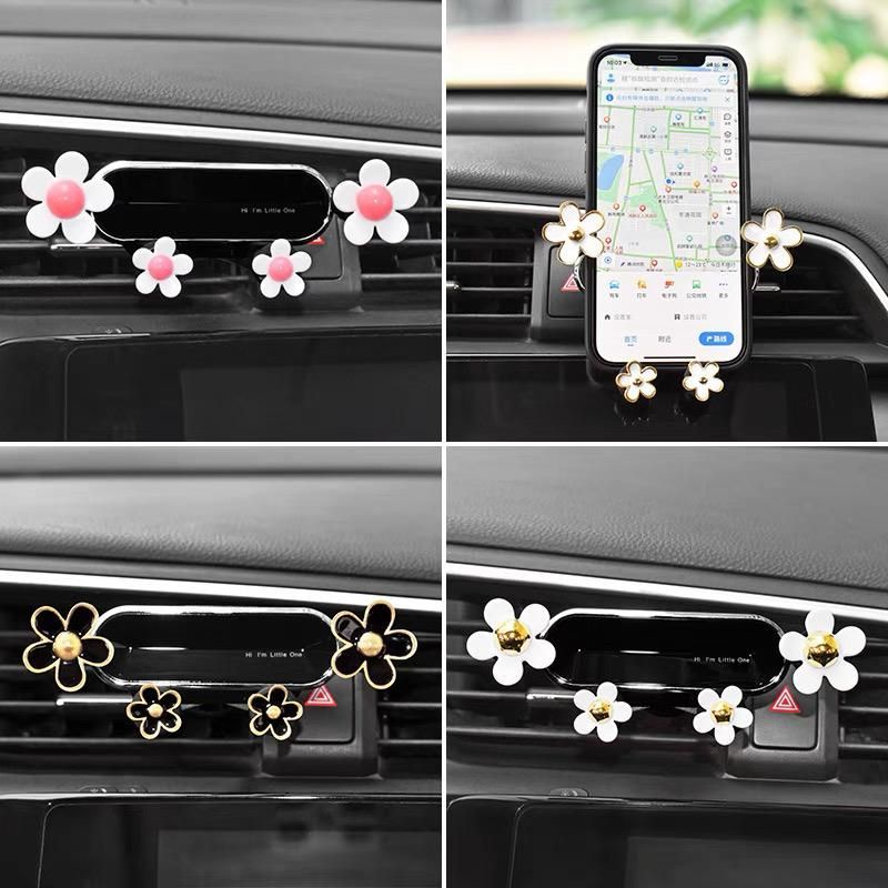 hp holder mobil bunga lily hp holder mobil bunga Holder HP Ventilasi AC Mobil Karakter Lucu Tipe Universal