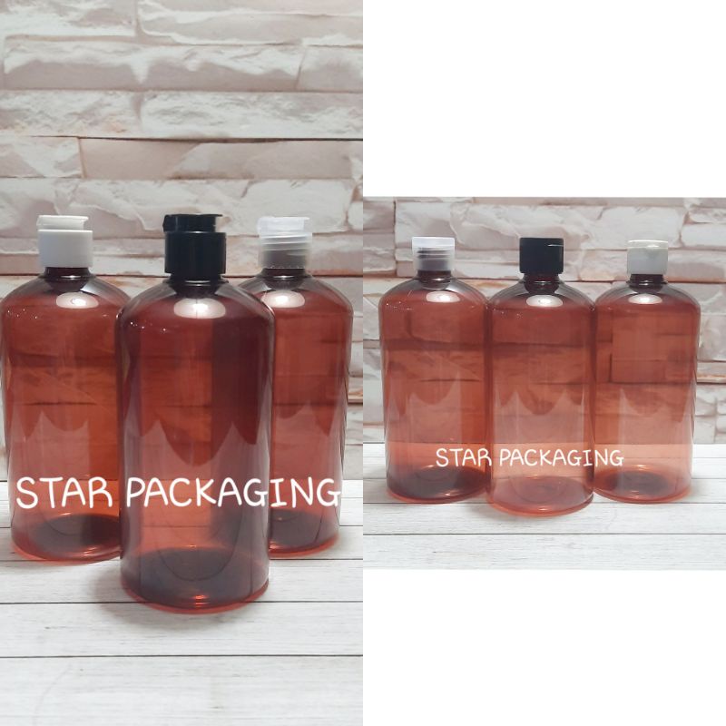 Botol 500ml Botol Fliptop 500ml Botol Cokelat 500ml Botol Amber 500ml Botol Plastik Kosong