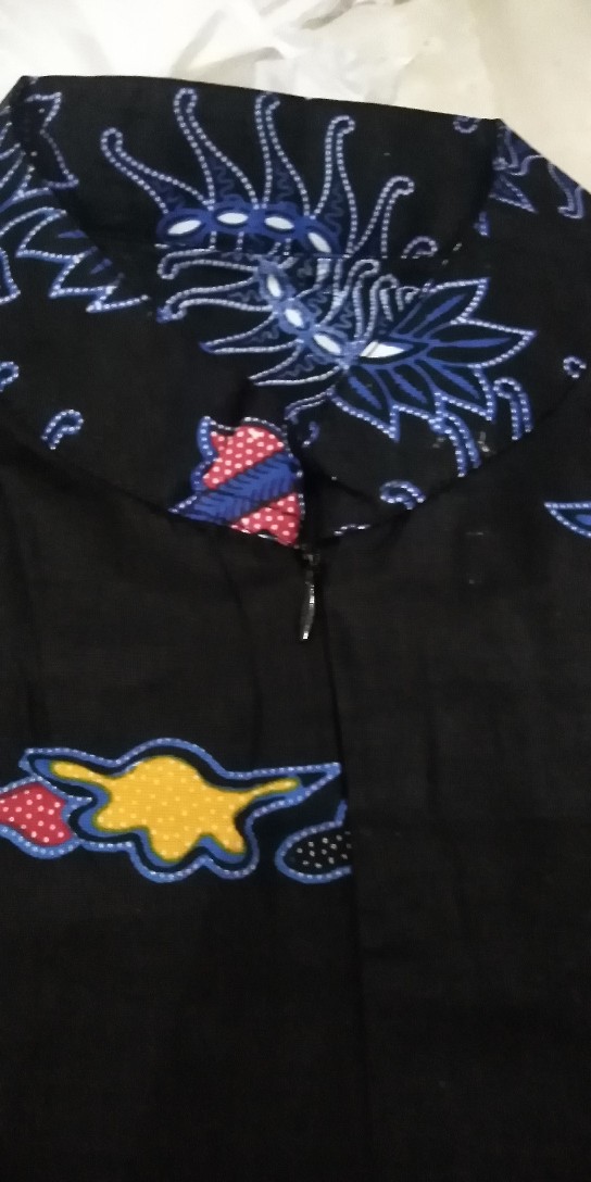 Batik Couple Keluarga Sania Ruffle Ori Ndoro Jowi Dnt Motif Kelabang