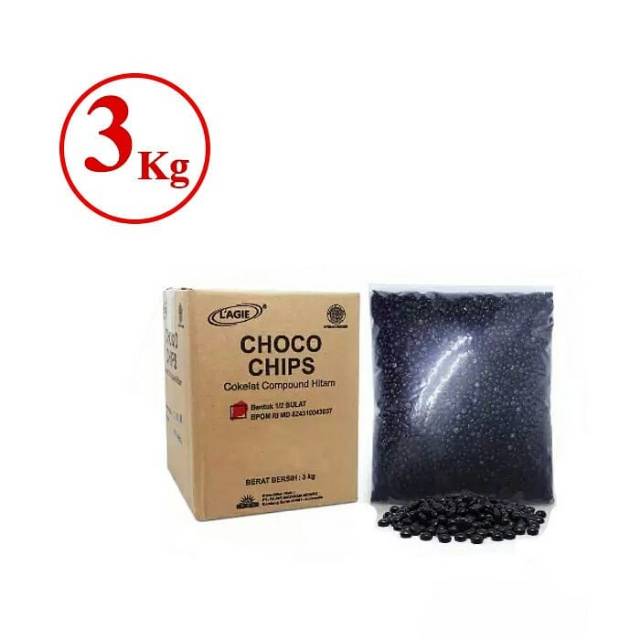 

Choco chip merk L'agie 250gr