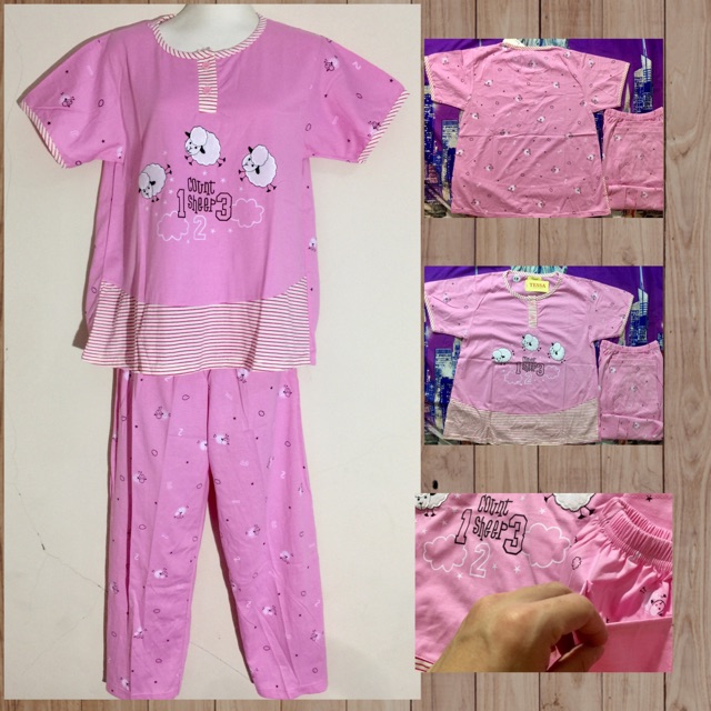 BAJU TIDUR CP TESSA - PIYAMA CP STANDAR TESSA
