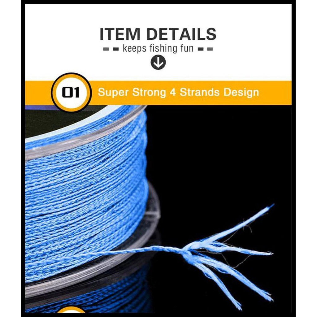 MURAH Best Seller Senar Pancing Kastking 500M No8 045Mm 65 Lb Braided Pe Multifilament