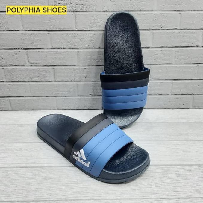SANDAL SLIDE ADIDAS ADILETTE GRADE ORIGINAL / SENDAL PRIA BLUE NAVY