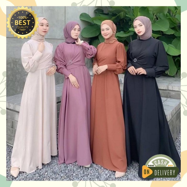Gamis Bridesmaid Gamis Casual Ghamis Kekinian Games Syar'I Baju Kondangan Wanita Terbaru Buju Muslim