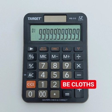 

Target MB-310 Kalkulator Check Correct Desktop Meja Office 12 Digits ORIGINAL