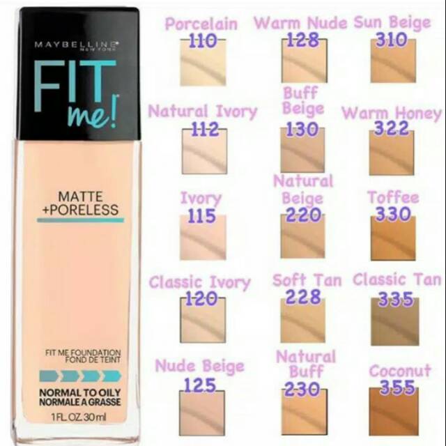 Maybelline Fit Me Matte Foundation