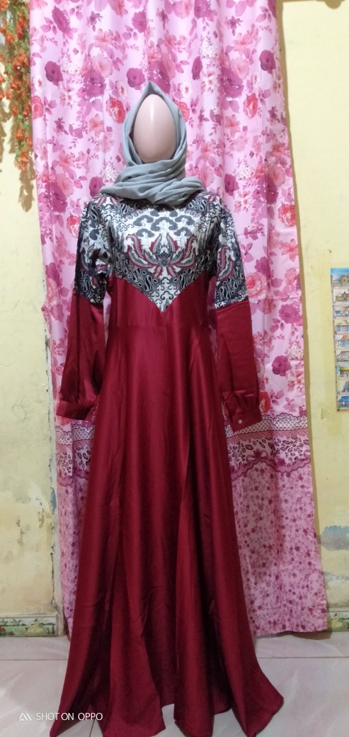 Maura Couple Sania Ruffle Batik Couple Ori Ndoro Jowi Garansi Termurah