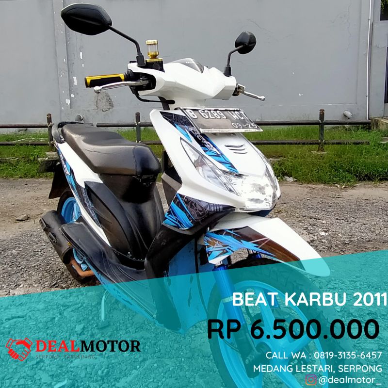 [SOLD OUT] HONDA BEAT 2011 SEKEN / MOTOR BEKAS