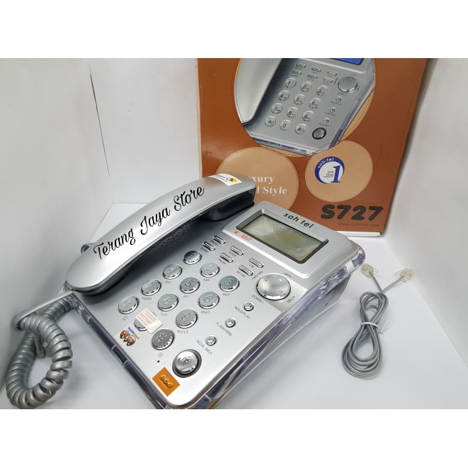 Telepon Kabel Sahitel S727 Pesawat Telepon Rumah Sahitel S-727 Kristal