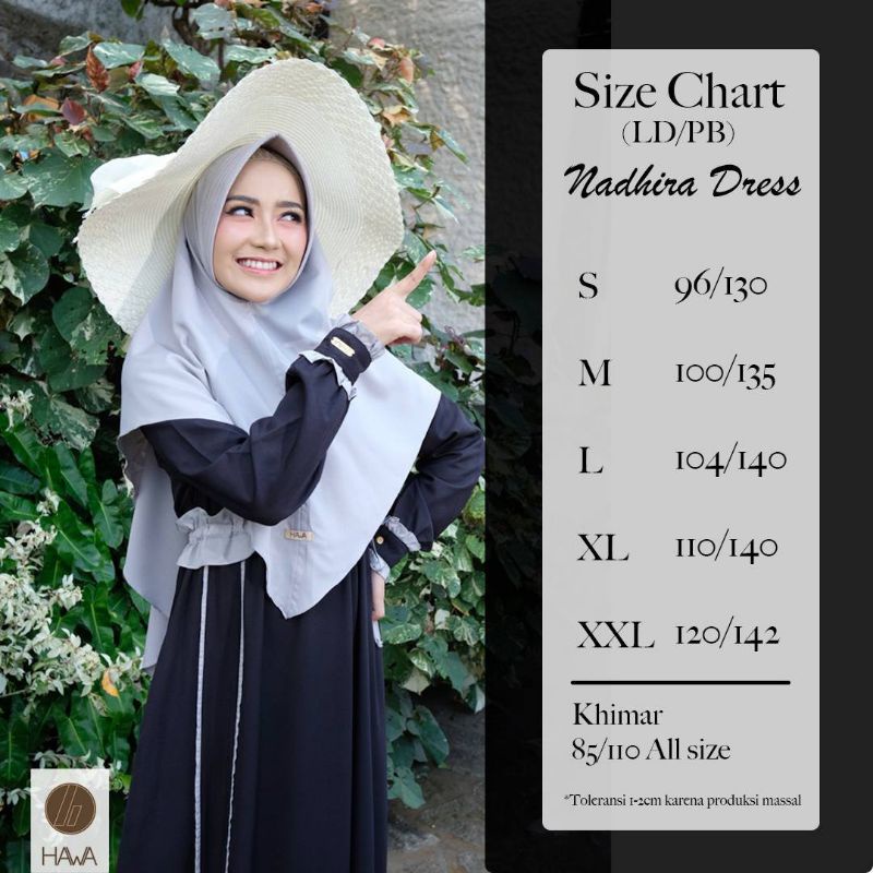 Gamis set Khimar Nadhira | busui fiendly | 1 kg = 3 pcs