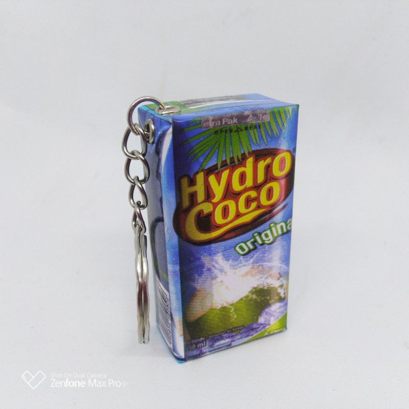 GANTUNGAN KUNCI UNIK MURAH MINIATUR KOTAK MINUMAN-Hydrococo
