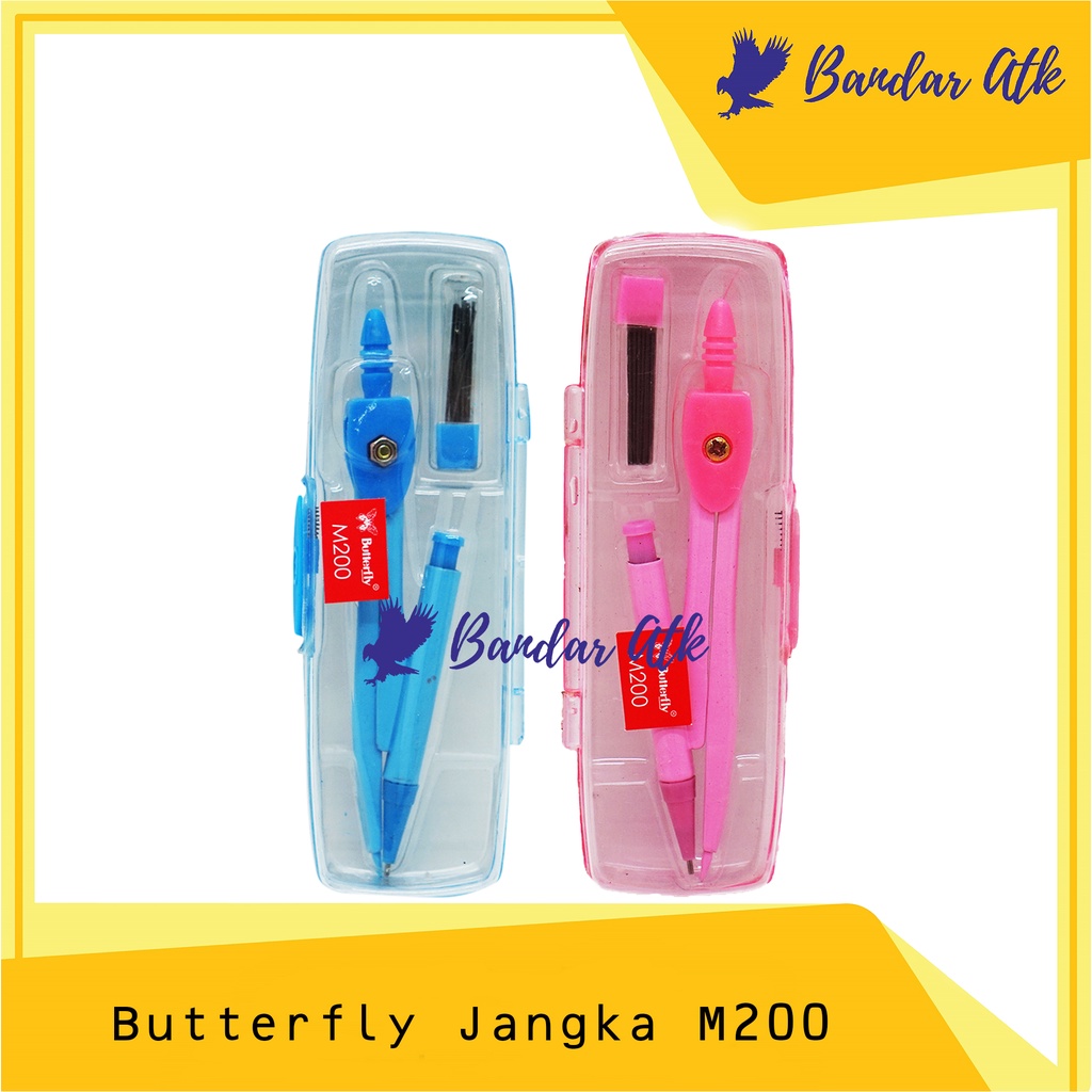 

BUTTERFLY Jangka Pembuat Lingkaran Math Set BT M200 [1 PCS]