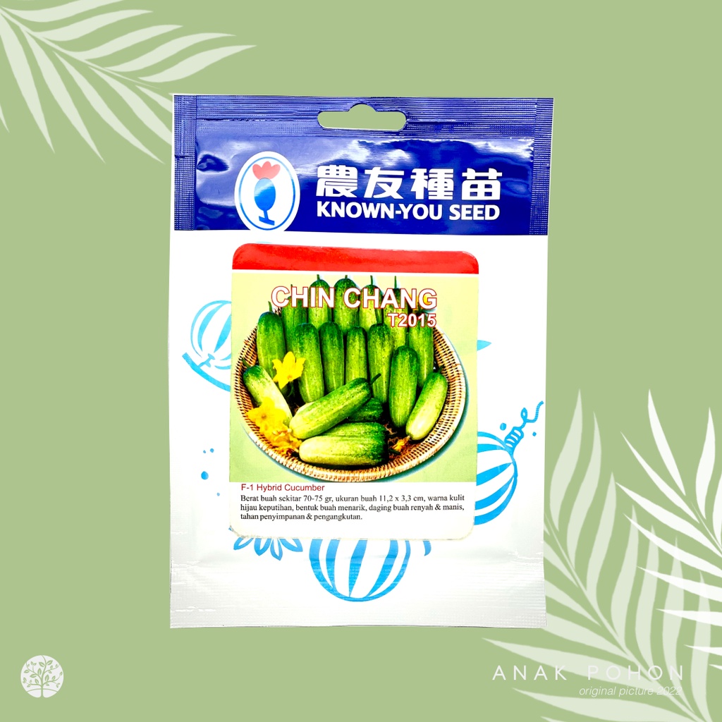 (1 PACK) Benih Baby Mentimun Timun Lalap Chin Chang T2015 Hibrida F1 Seeds - Known You Seed KYS - 10