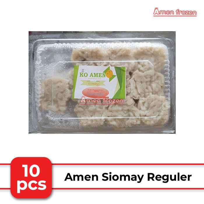 

SIOMAY KO AMEN REGULAR ISI 10 siomay tenggiri amen isi 10