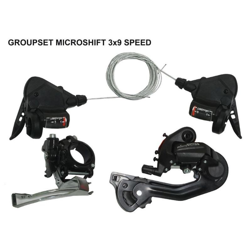 GROUPSET SEPEDA,SIFTER,RD,FD  MICROSHIFT