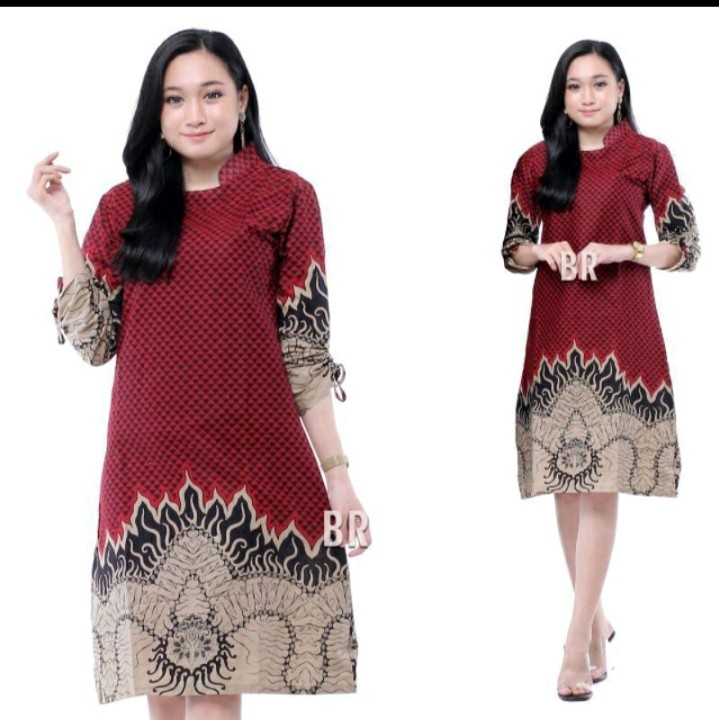 Couple Batik Keluarga || Setelan Couple Batik Ayah Ibu Anak Cewek