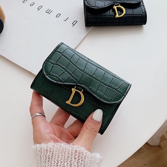 Dompet Lipat Wanita  Mini Fashion Korean Style Dompet Wanita Import Murah Dompet Lipat Anak Perempuan D63
