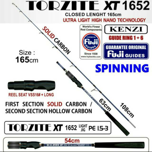 JORAN KENZI TORZITE XT 1652 SPINING... FUJI