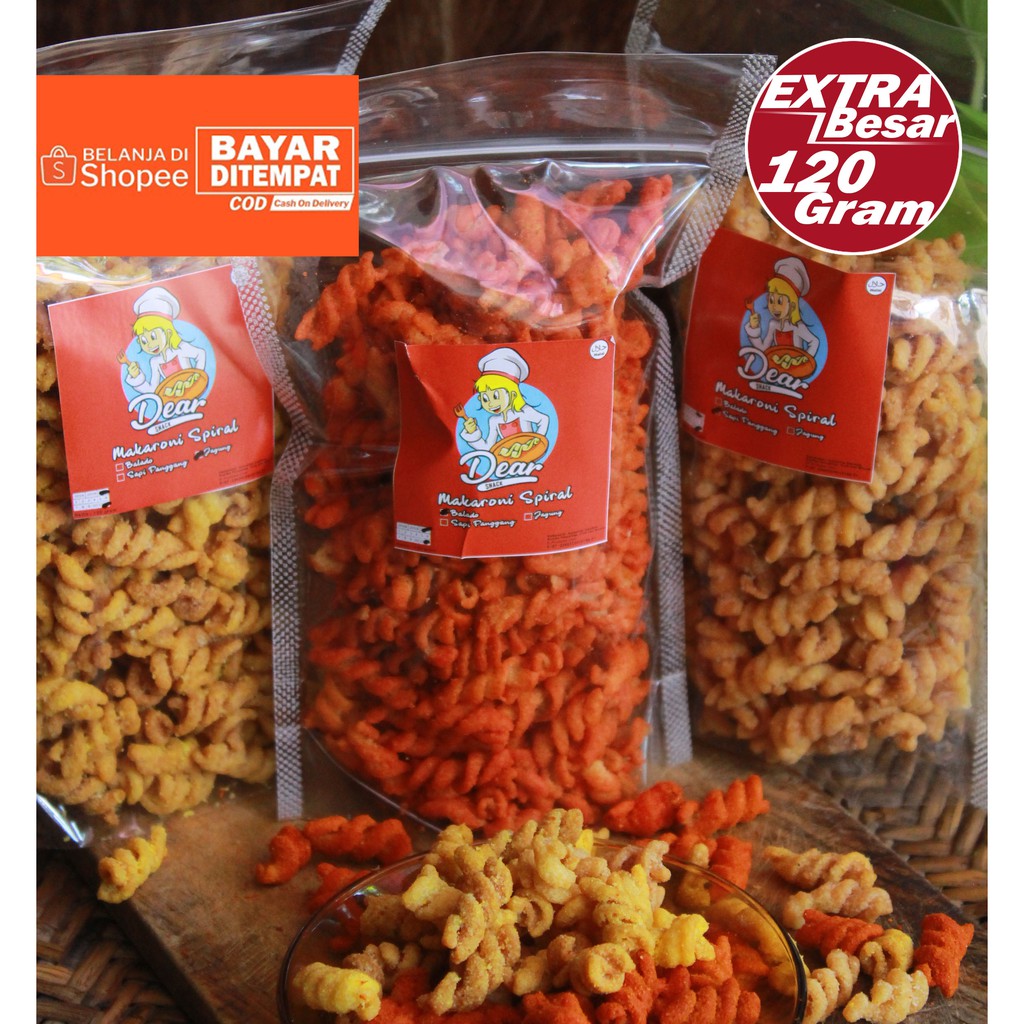 

Makaroni Spiral / Fusili Balado Jagung Sapi Panggang 120g