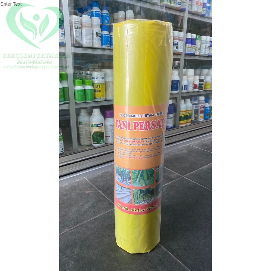 Plastik mulsa hitam-perak TANI PERSADA tb 0.35mm p.140m l.120cm