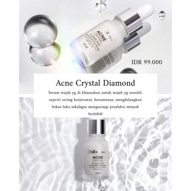 Acne Crystal Diamond Dabe Beaute