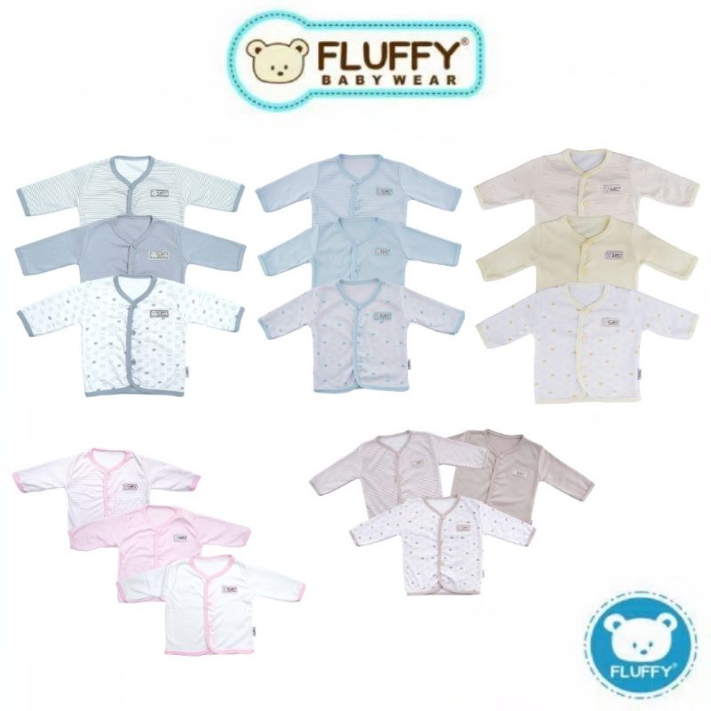 Fluffy Baju Bayi Newborn Panjang Bis