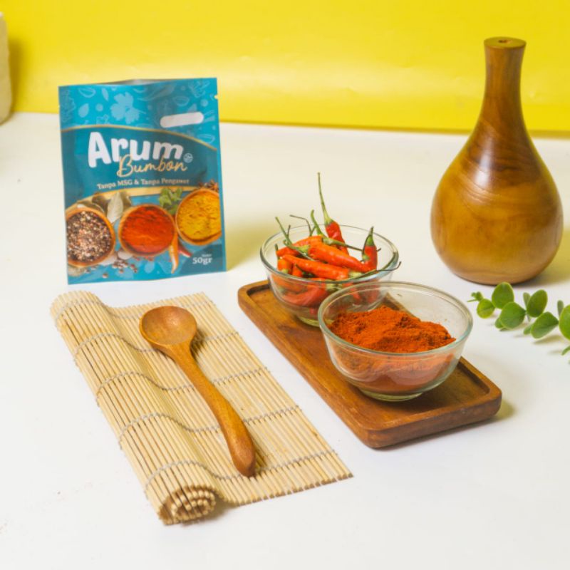 

bumbu rempah CABE KOREA bubuk / Gochugaru HALAL "Arum Bumbon" (Non Msg & Pengawet)