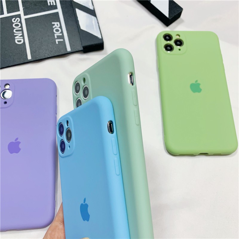 [Ready]Case iPhone 11 Candy Color Soft TPU Phone Case IPhone 6 6s 7 8 Plus Cover XR SE2020 Protective Casing phone case-5
