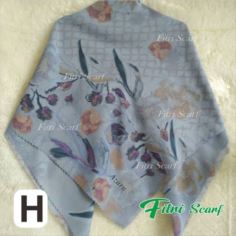 Jilbab PILIH WARNA PILIH MOTIF AZARA LASER segiempat  motif hijab motif kerudung DANISA D2 100-H