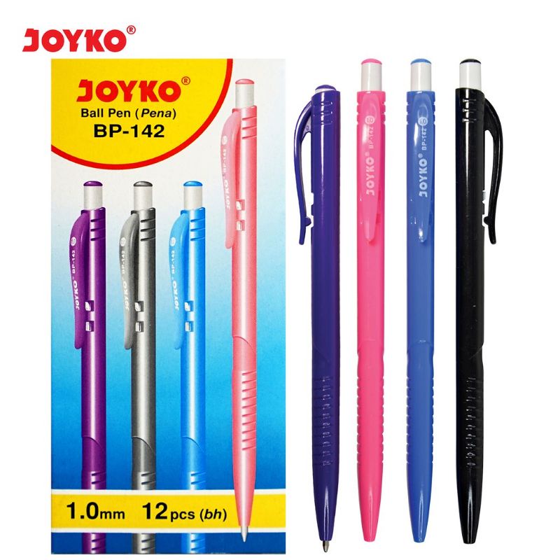 

COD alat tulis stationery Pulpen Joyko BP-142 / (1pak/12pcs)