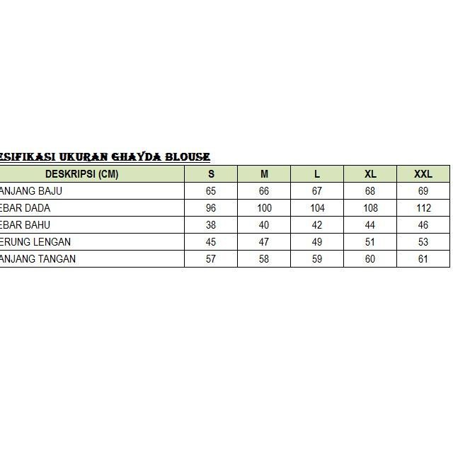 Ghayda Blouse - Blus Wanita by Azhania L59J
