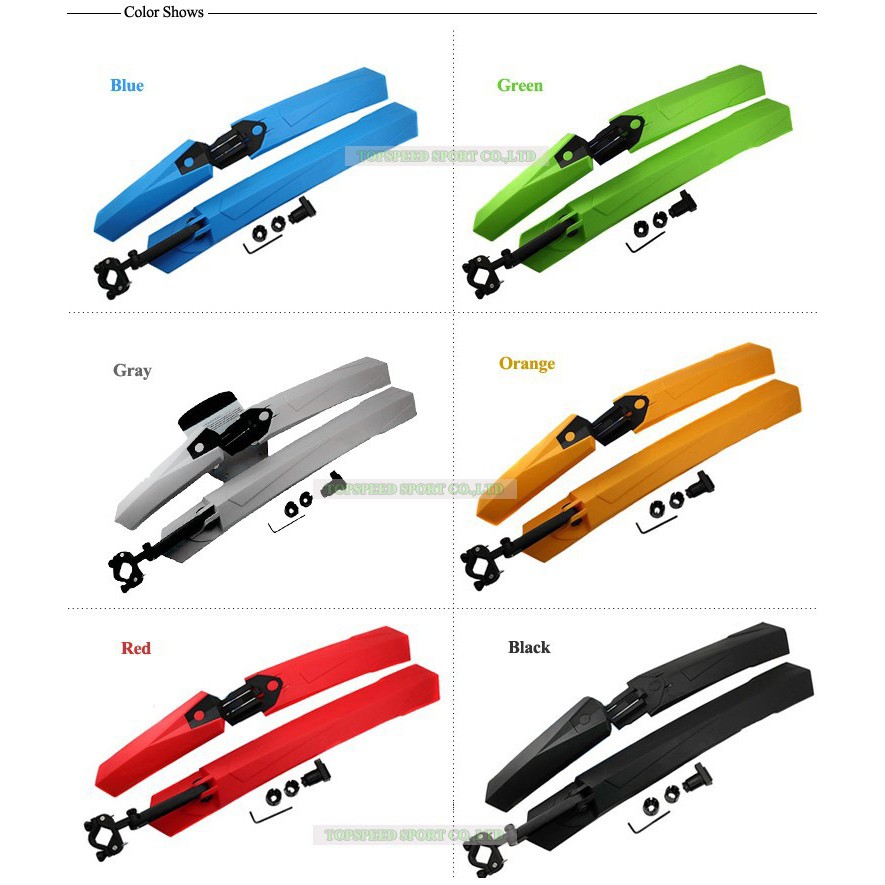 Spakbor Sepeda Depan &amp; Belakang MTB - Y901 - Black