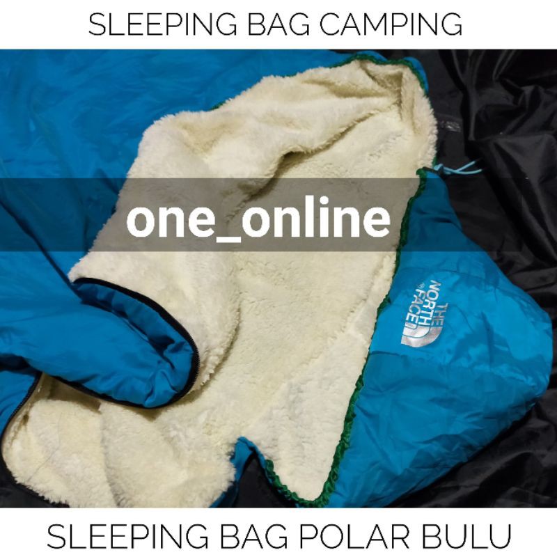 Sleeping Bag Polar Bulu Extra Tebal / Selimut kemping / Kantung Tidur / Camping Outdoor